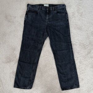 Everlane Authentic Straight Jean Washed Black 34x30